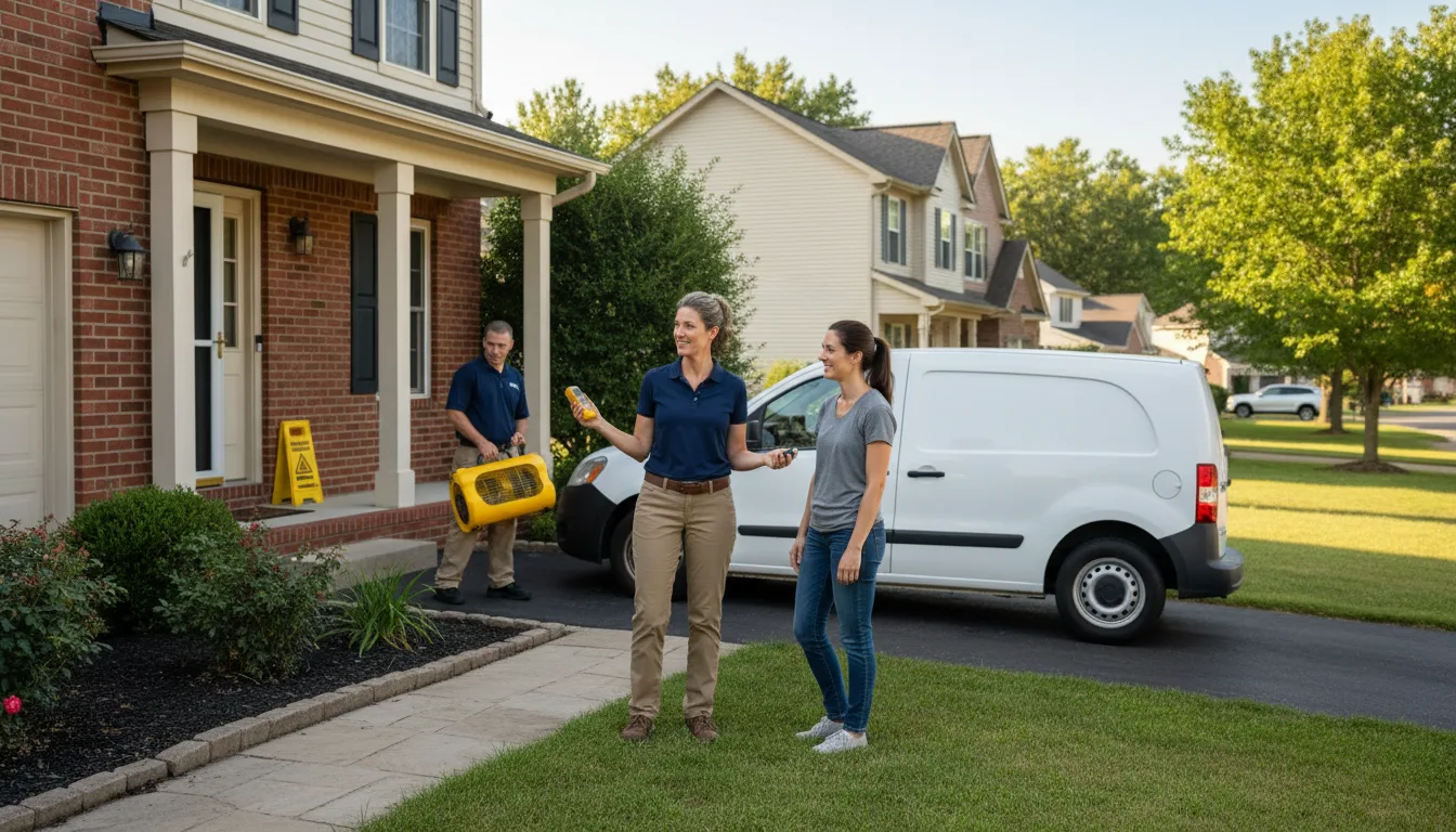 Water restoration image for Mold Remediation in Southington, OH